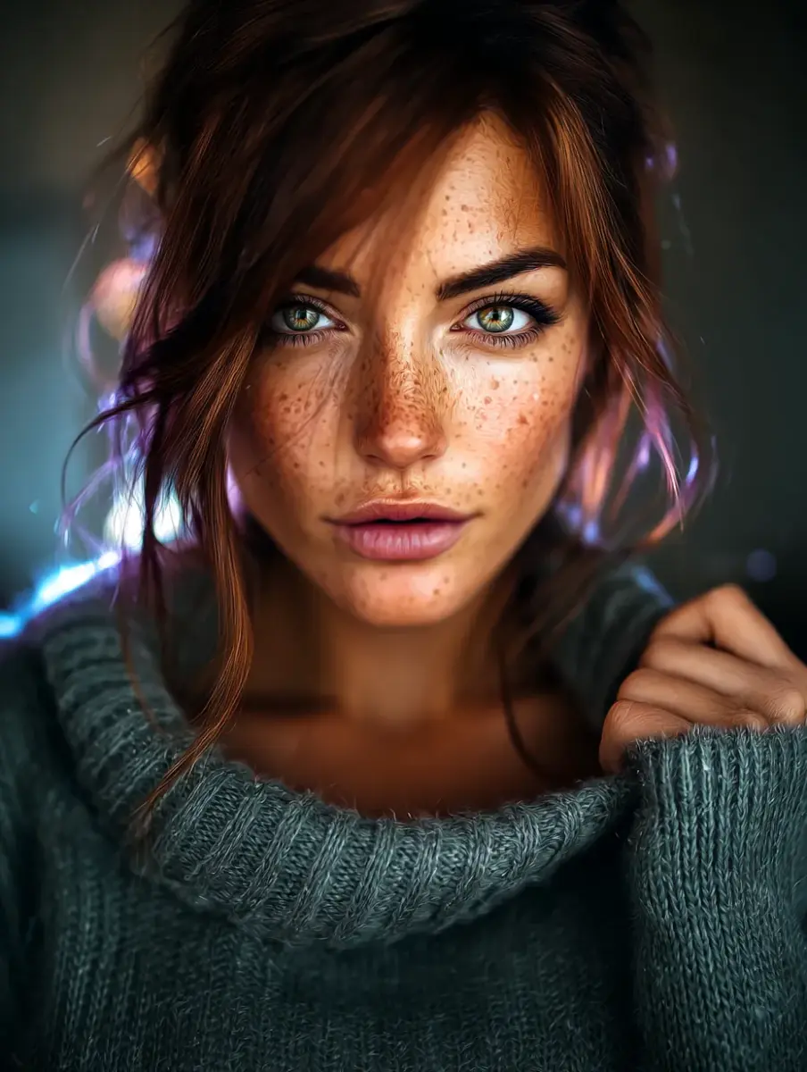 Beautiful AI girlfriend companion