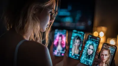 Beautiful AI girlfriend companion