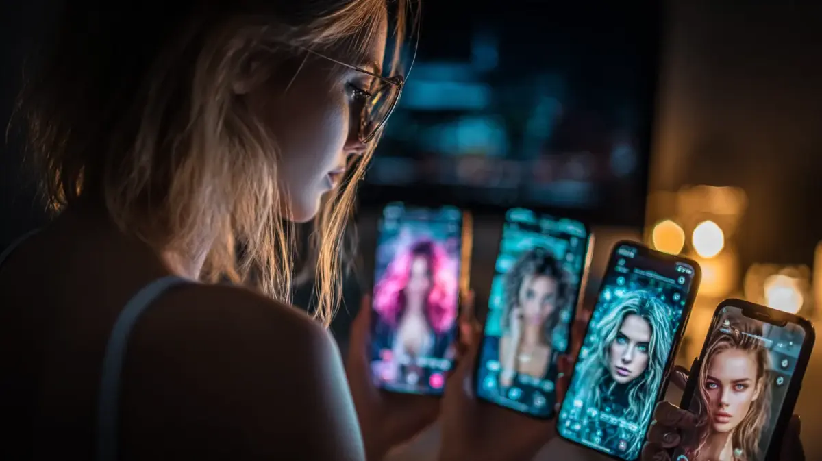 Beautiful AI girlfriend companion