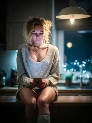 Beautiful AI girlfriend companion