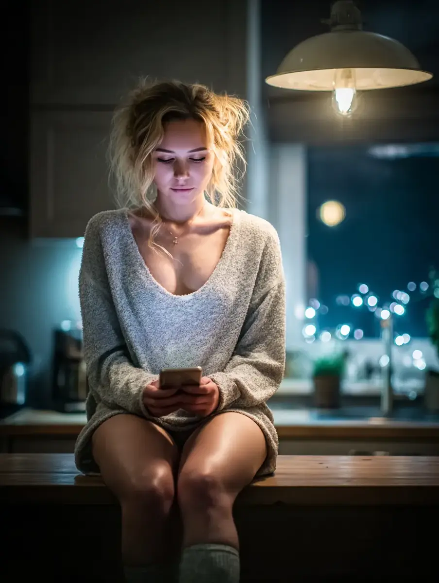 Beautiful AI girlfriend companion